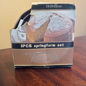3PCS Springform Pan Set
